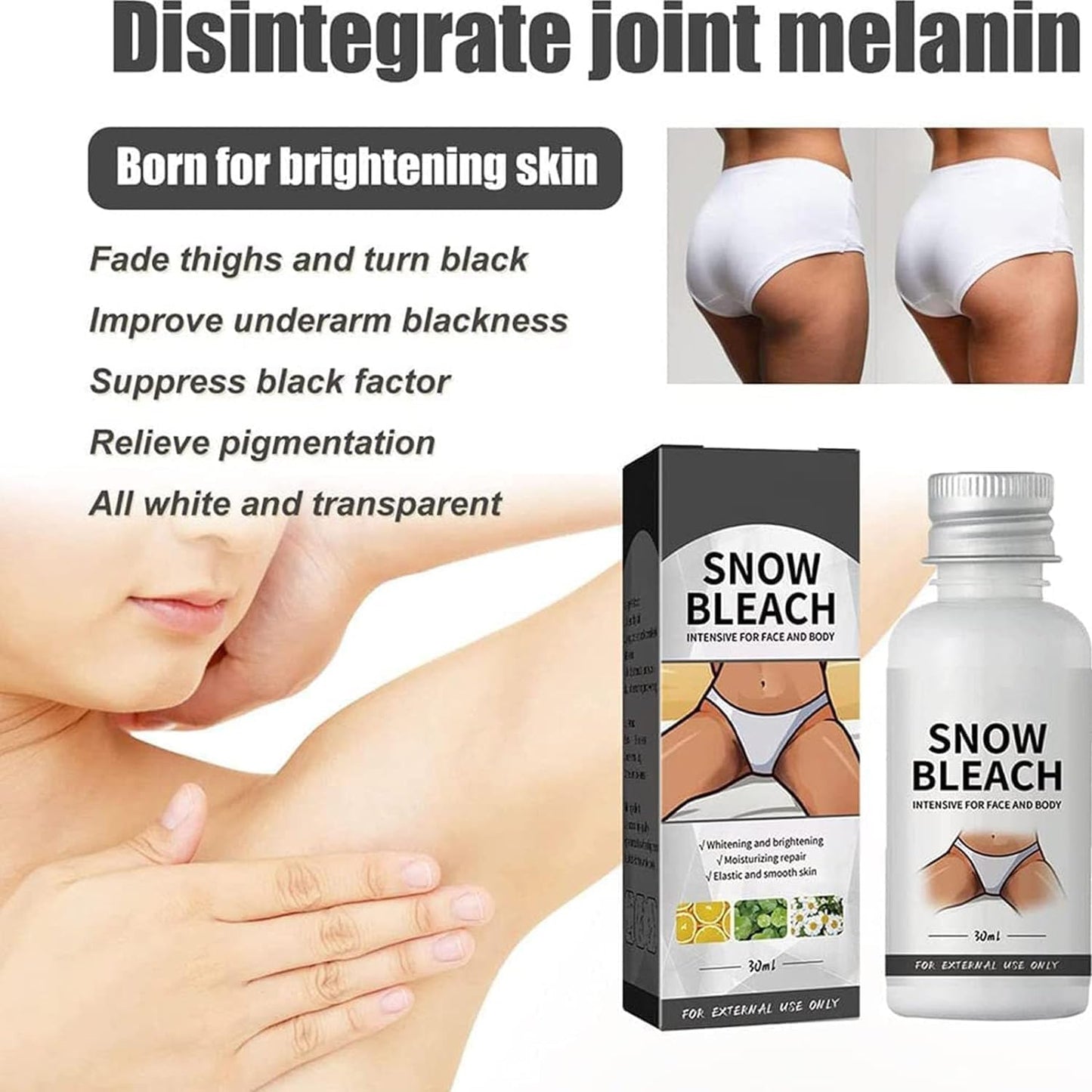 Snow Bleach Cream for Private Part Whitening