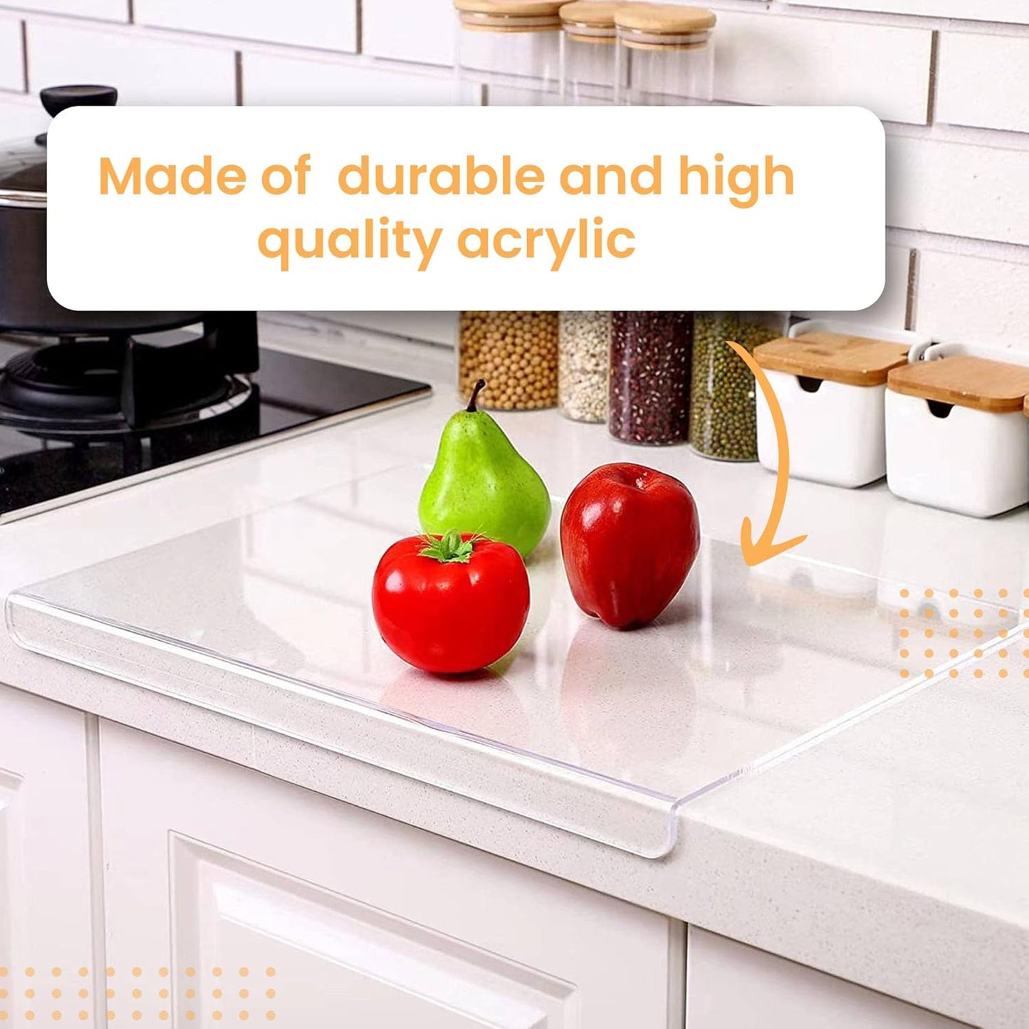 Non Slip Acrylic Cutting Board