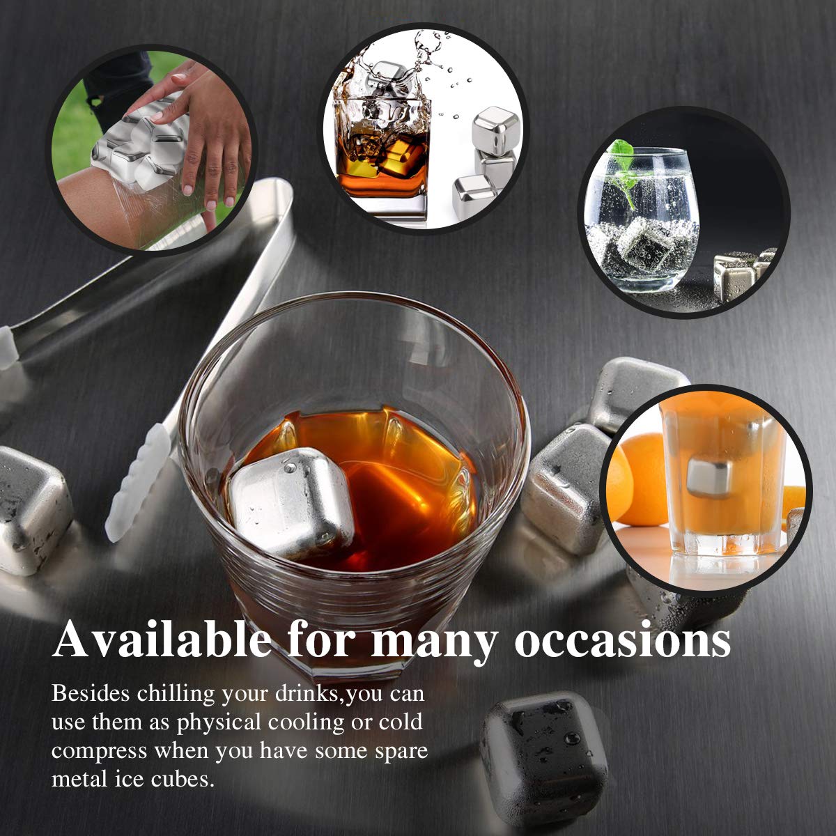 Metal Ice Cubes