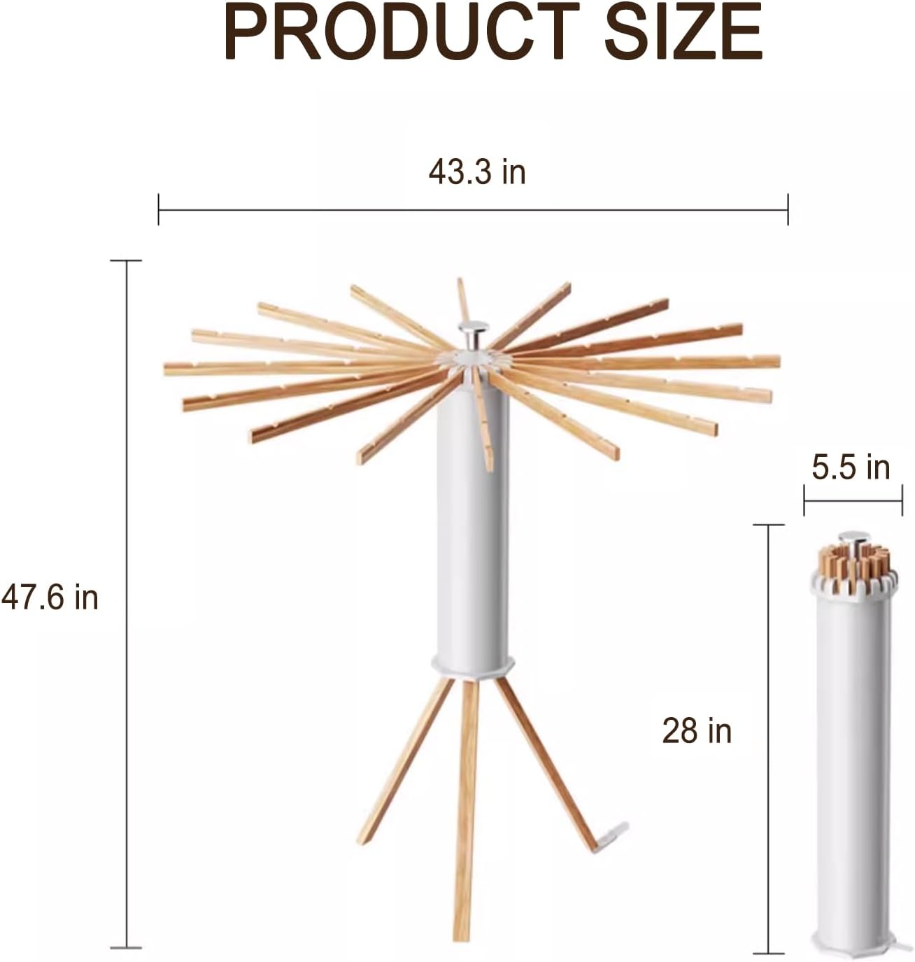 360° Tripod Clothes Drying Rack