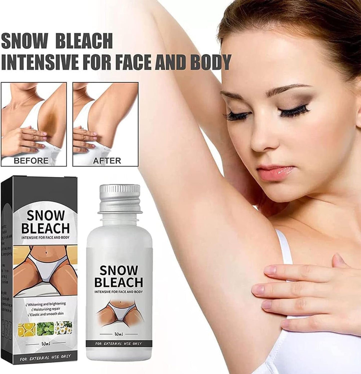 Snow Bleach Cream for Private Part Whitening