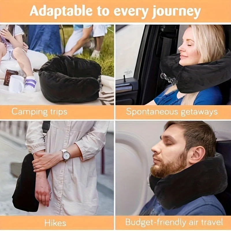 Neck Pillow Travel Items Holder