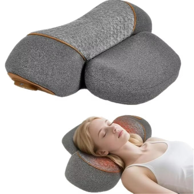 Electric Neck Massager Pillow with Heat & Traction