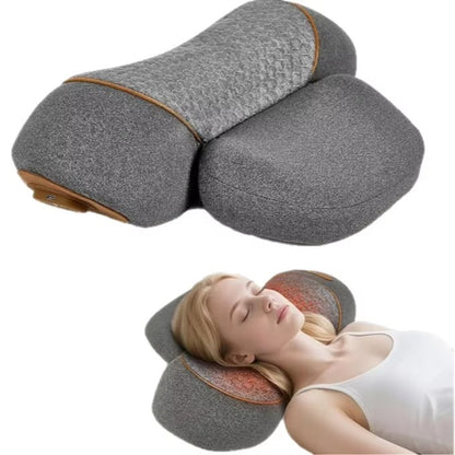 Electric Neck Massager Pillow with Heat & Traction