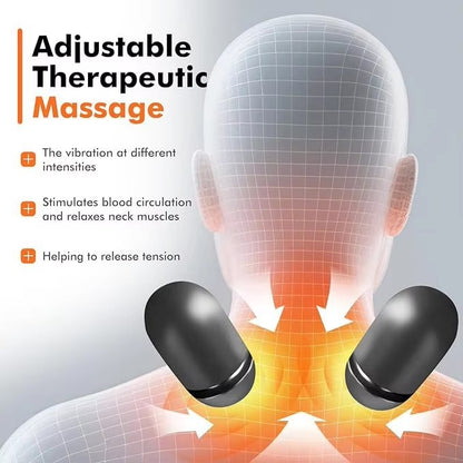 Electric Neck Massager Pillow with Heat & Traction