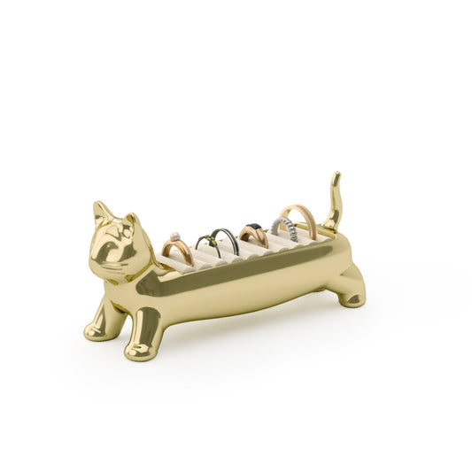 Adorable Munchkin Cat Ring Holder