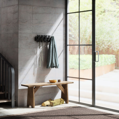 Real Pine Wood Wall Hook 5 Flip Down Hook.